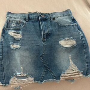 NWOT Women’s Umgee Size Large Jean Skirt